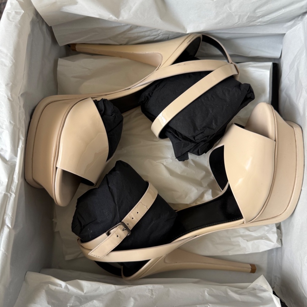 Yves Saint Laurent YSL Tribute Platform Heels